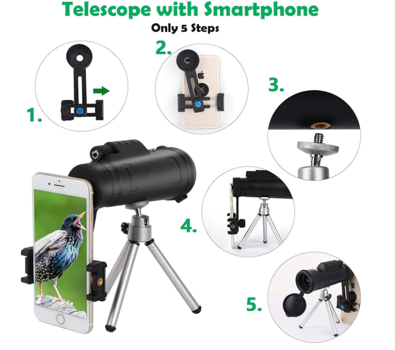 Telescopio Con Tripode